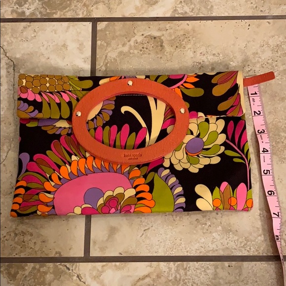 Kate Spade Clutch - Multicolor with Orange Accents - Picture 6 of 8